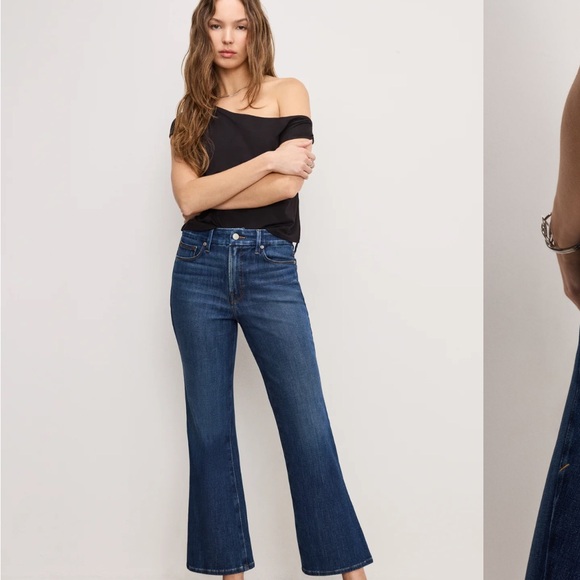 Good American Crop Mini Boot Denim - Picture 4 of 4